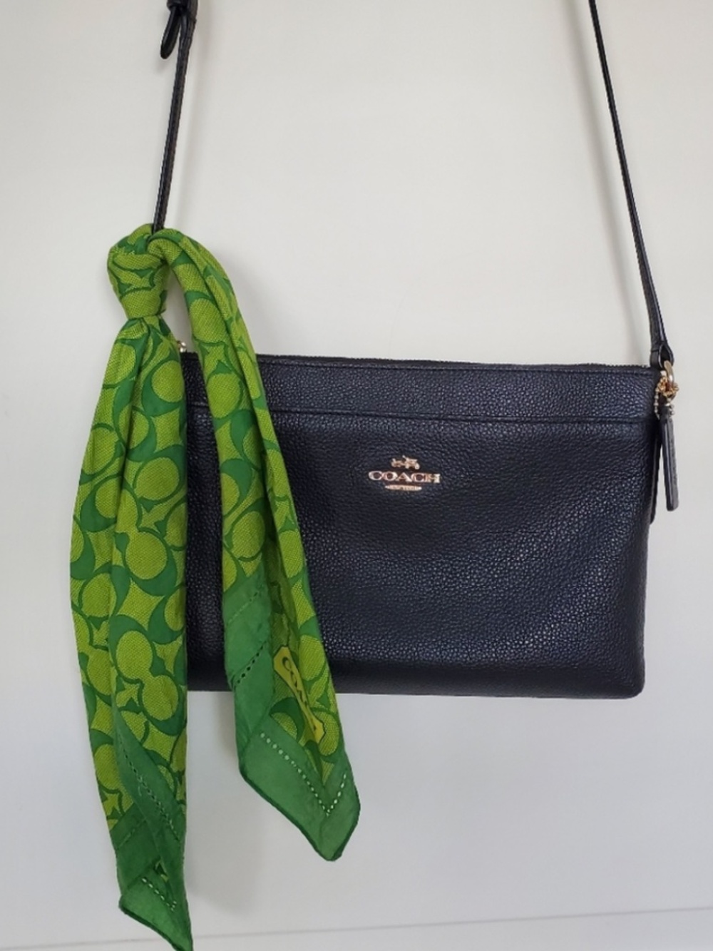 Vintage Coach Cotton/Silk Scarf - Picture 4 of 10